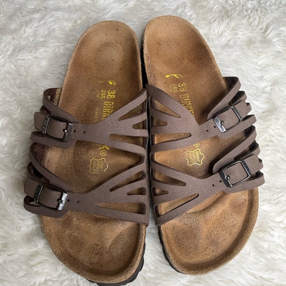 Birkenstock Women's Brown Granada Sandals Size EU 38 US 7 - Picture 4 of 11